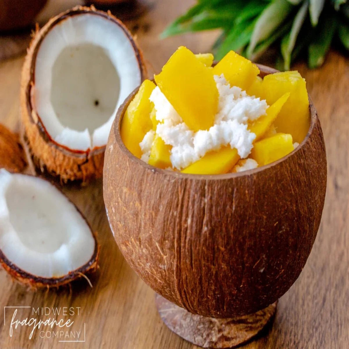 Fragancia Midwest Fragrance Company - Mango + Coconut Milk - Mango y Leche de Coco - Importado de USA - Candle Craft