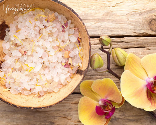 Fragancia Midwest Fragrance Company - Sea Salt + Orchid - Sal Marina y Orquídea - Importado de USA - Candle Craft