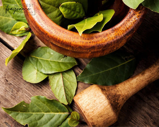 Fragancia Midwest Fragrance Company - Tobacco + Bay Leaf - Tabaco y Hoja de Laurel - Importado de USA - Candle Craft