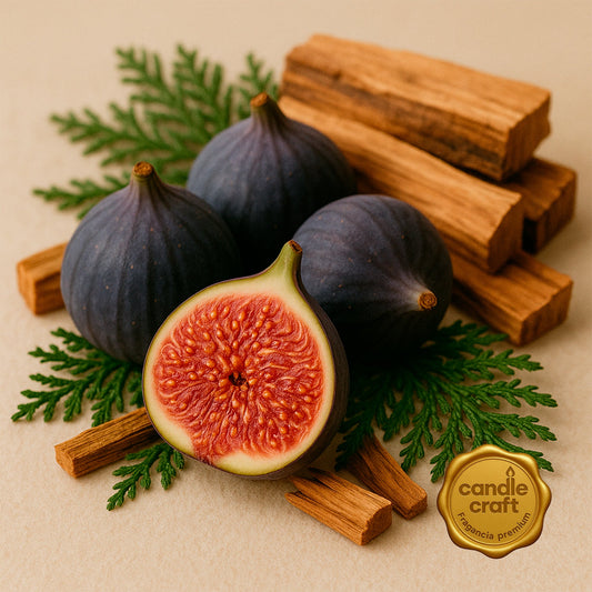 Fragancias Candle Craft Premium – Fig & Cedarwood - Bosque de Higo y Cedro – Importado de USA - Candle Craft