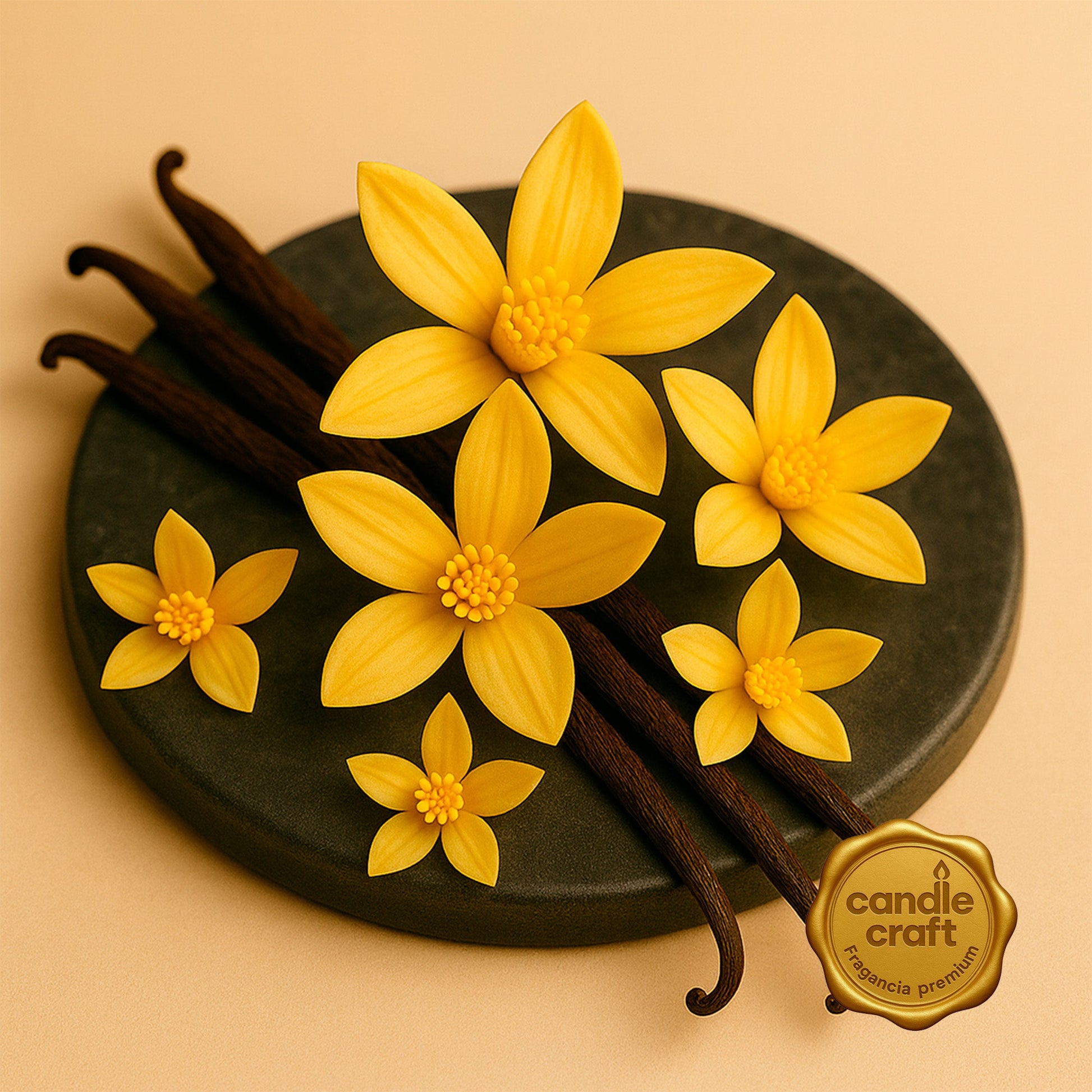 Fragancias Candle Craft Premium – Golden Vanilla - Vainilla Dorada – Importado de USA - Candle Craft