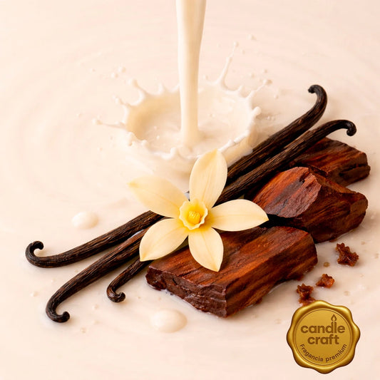 Fragancias Candle Craft Premium – Milk Vanilla y Mahogany - Leche Vainilla y Caoba – Importado de USA - Candle Craft
