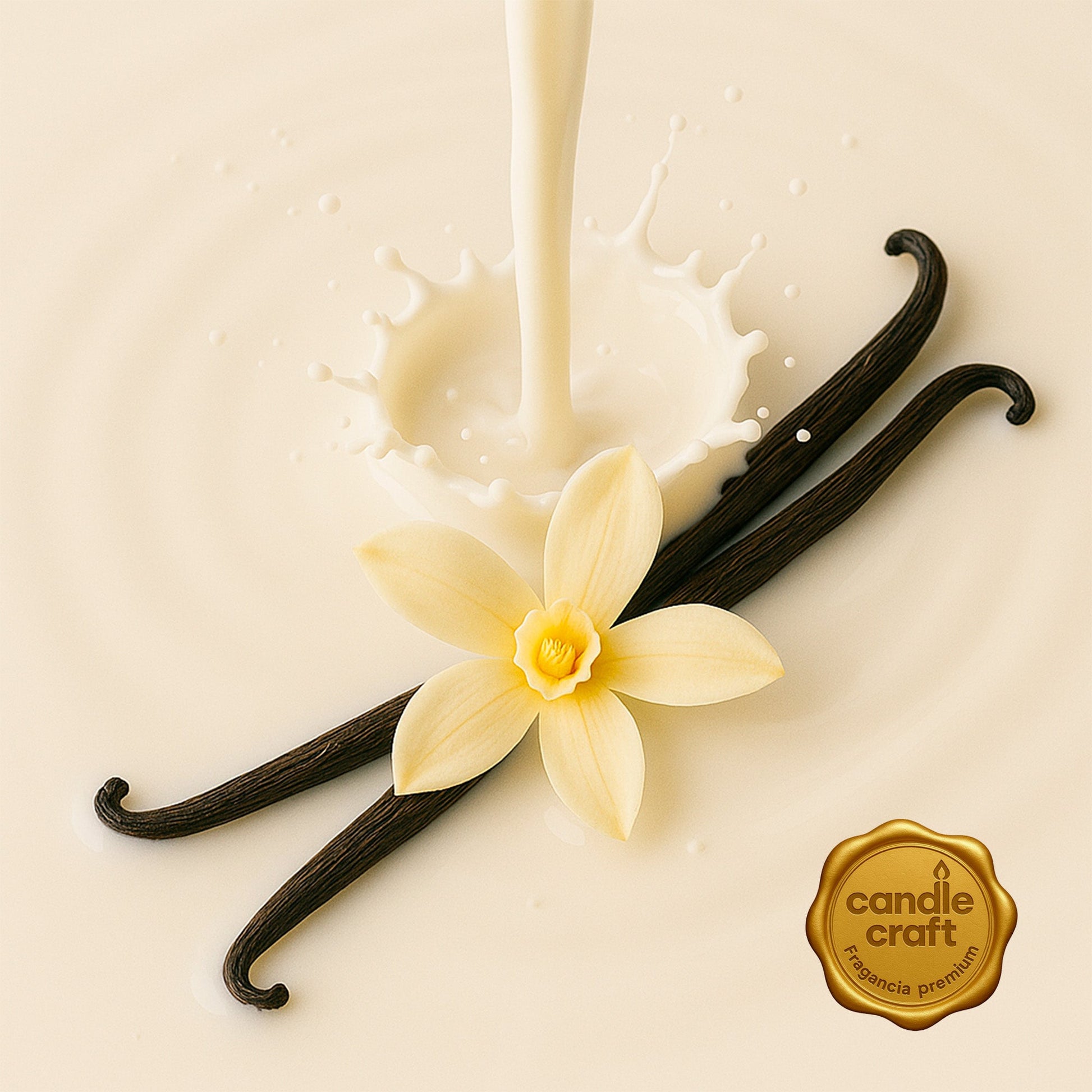 Fragancias Candle Craft Premium – Milk Vanilla y Mahogany - Leche Vainilla y Caoba – Importado de USA - Candle Craft