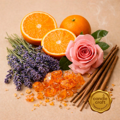 Fragancias Candle Craft Premium - Orange & Lavender - Naranja y Lavanda - Importado de USA - Candle Craft