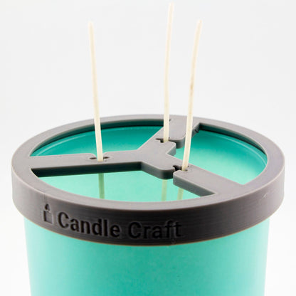 Herramienta para Centrado de Pabilos - Soporte de Mechas (Wick Holder) - Gris - Tamaño: XL - Candle Craft