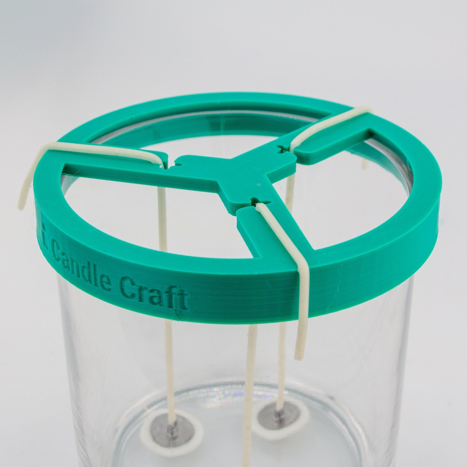 Herramienta para Centrado de Pabilos - Soporte de Mechas (Wick Holder) - Verde - Tamaño: XL - Candle Craft