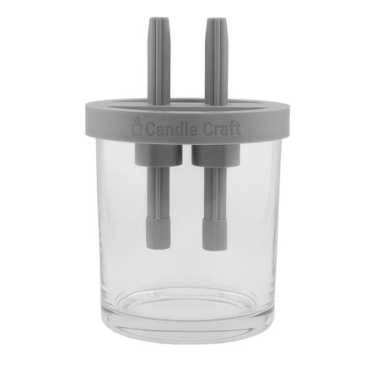 Herramienta para Centrado y Fijado para 2 Pabilos (Wick Setter) - Gris - Tamaño: L - Candle Craft