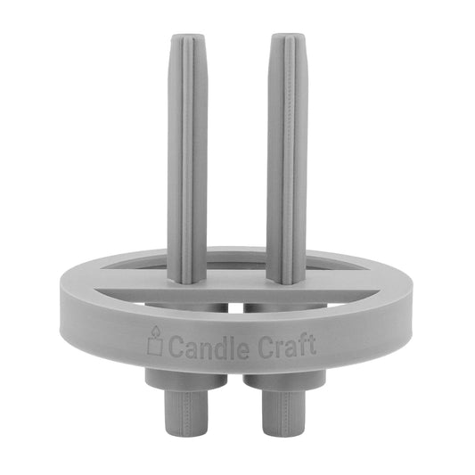 Herramienta para Centrado y Fijado para 2 Pabilos (Wick Setter) - Gris - Tamaño: L - Candle Craft