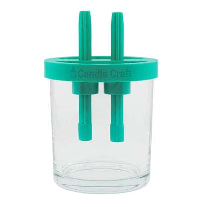 Herramienta para Centrado y Fijado para 2 Pabilos (Wick Setter) - Verde - Tamaño: L - Candle Craft