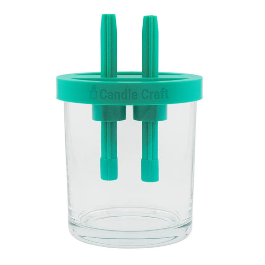 Herramienta para Centrado y Fijado para 2 Pabilos (Wick Setter) - Verde - Tamaño: L - Candle Craft