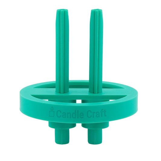 Herramienta para Centrado y Fijado para 2 Pabilos (Wick Setter) - Verde - Tamaño: L - Candle Craft