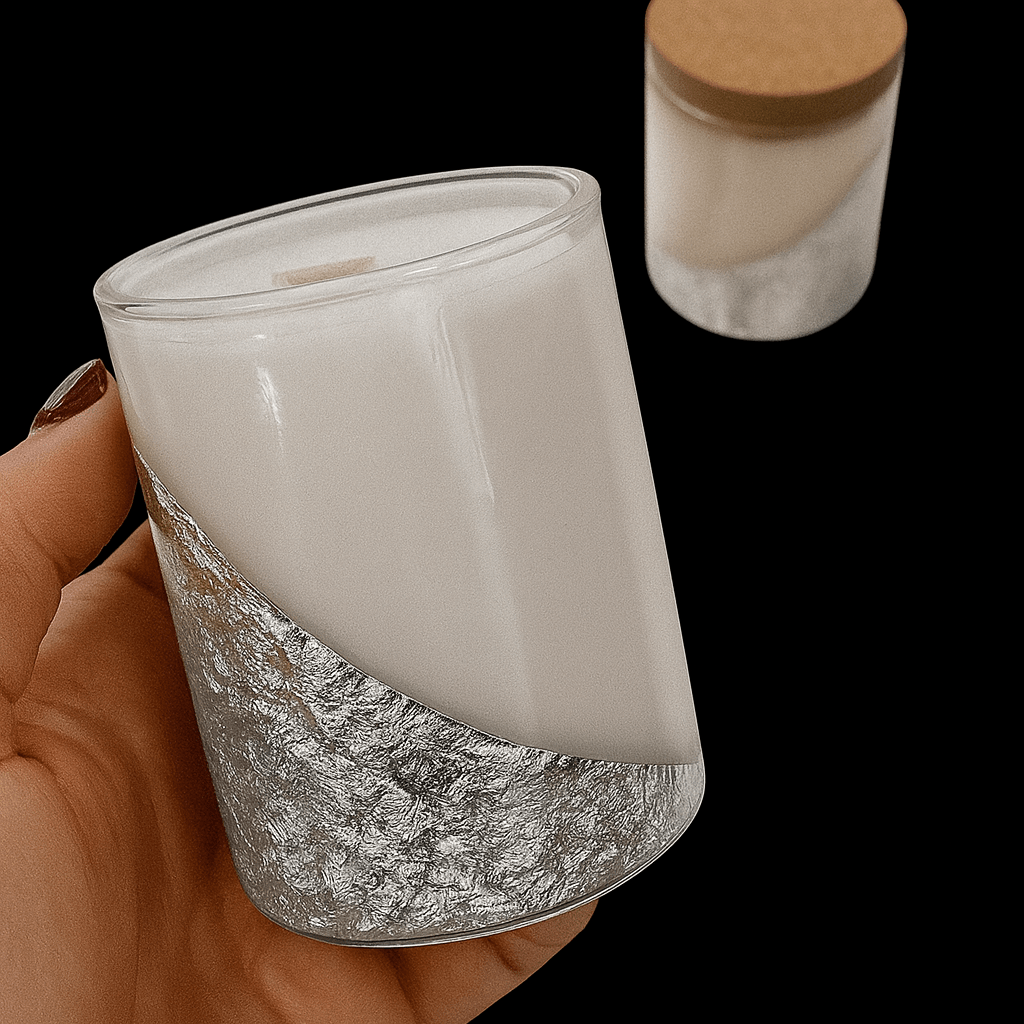 Hojas de Plata - Papel de Plata - Ultra Fino para Decoración de Velas y Detalles Artesanales - Candle Craft