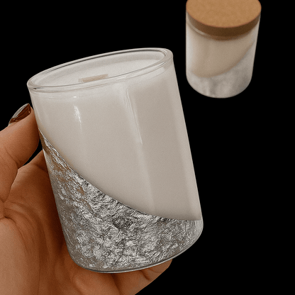 Hojas de Plata - Papel de Plata - Ultra Fino para Decoración de Velas y Detalles Artesanales - Candle Craft