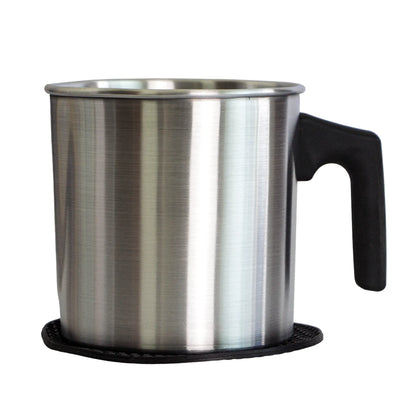Jarra de Aluminio para Derretir Cera y almohadillo térmica - 1.2 Litros