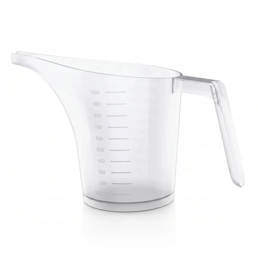 Jarra de plástico con pico vertedor largo - 1 Litro - Candle Craft