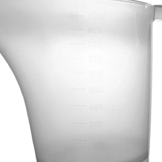 Jarra de plástico con pico vertedor largo - 1 Litro - Candle Craft