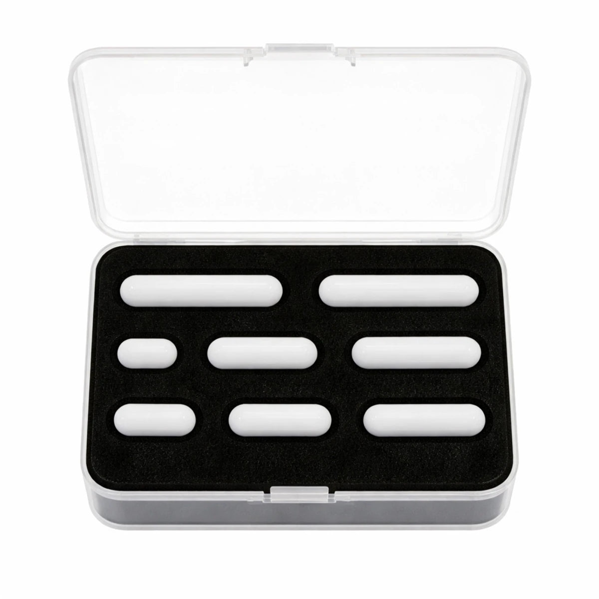 Kit 8 pzas - Barra Agitadora Magnética - Pastillas Imanes para Agitador Magnético de Teflón - Candle Craft