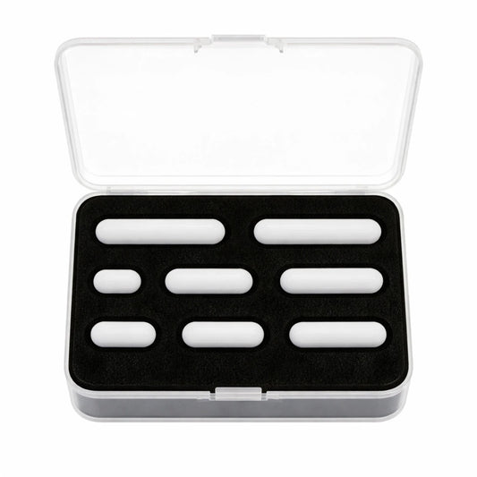 Kit 8 pzas - Barra Agitadora Magnética - Pastillas Imanes para Agitador Magnético de Teflón - Candle Craft