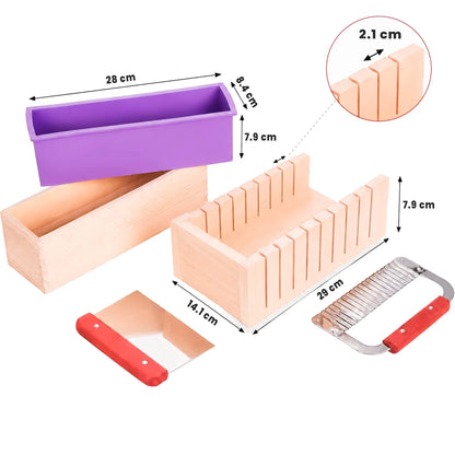 Kit de Preparación para Jabón - Moldeado y Corte de Jabones Artesanales - Candle Craft