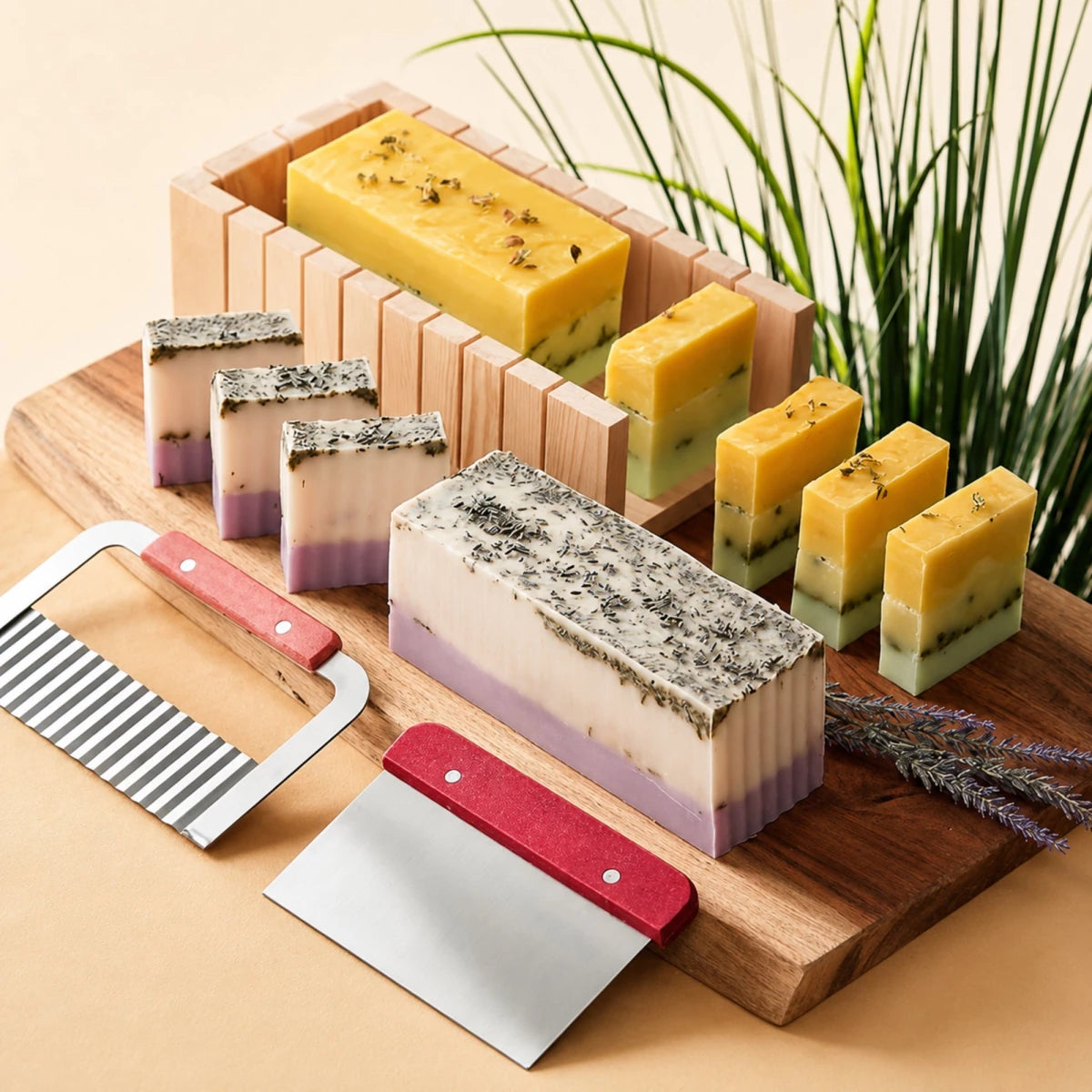 Kit de Preparación para Jabón - Moldeado y Corte de Jabones Artesanales - Candle Craft