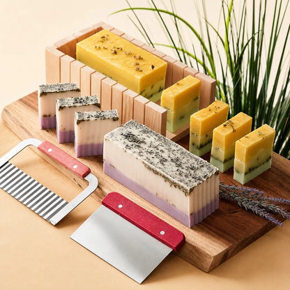 Kit de Preparación para Jabón - Moldeado y Corte de Jabones Artesanales - Candle Craft