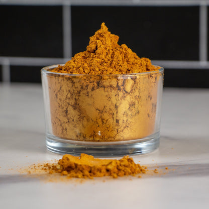 Mica Mineral Dorada para Velas Artesanales – Pigmento en Polvo con Acabado Metálico Brillante - Candle Craft