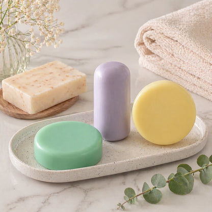 Molde Circular de Silicón Para Jabón - Molde Redondo para Jabones Artesanales - 4 cavidades - Morado - Candle Craft