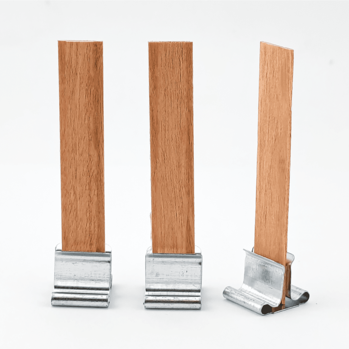 Pabilo de Madera para Velas - 10×60 mm - Mecha de Madera con Fichas - Candle Craft