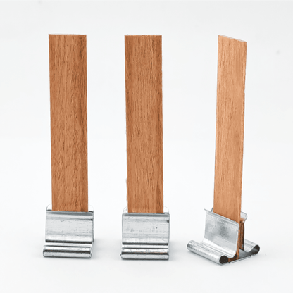 Pabilo de Madera para Velas - 10×60 mm - Mecha de Madera con Fichas - Candle Craft