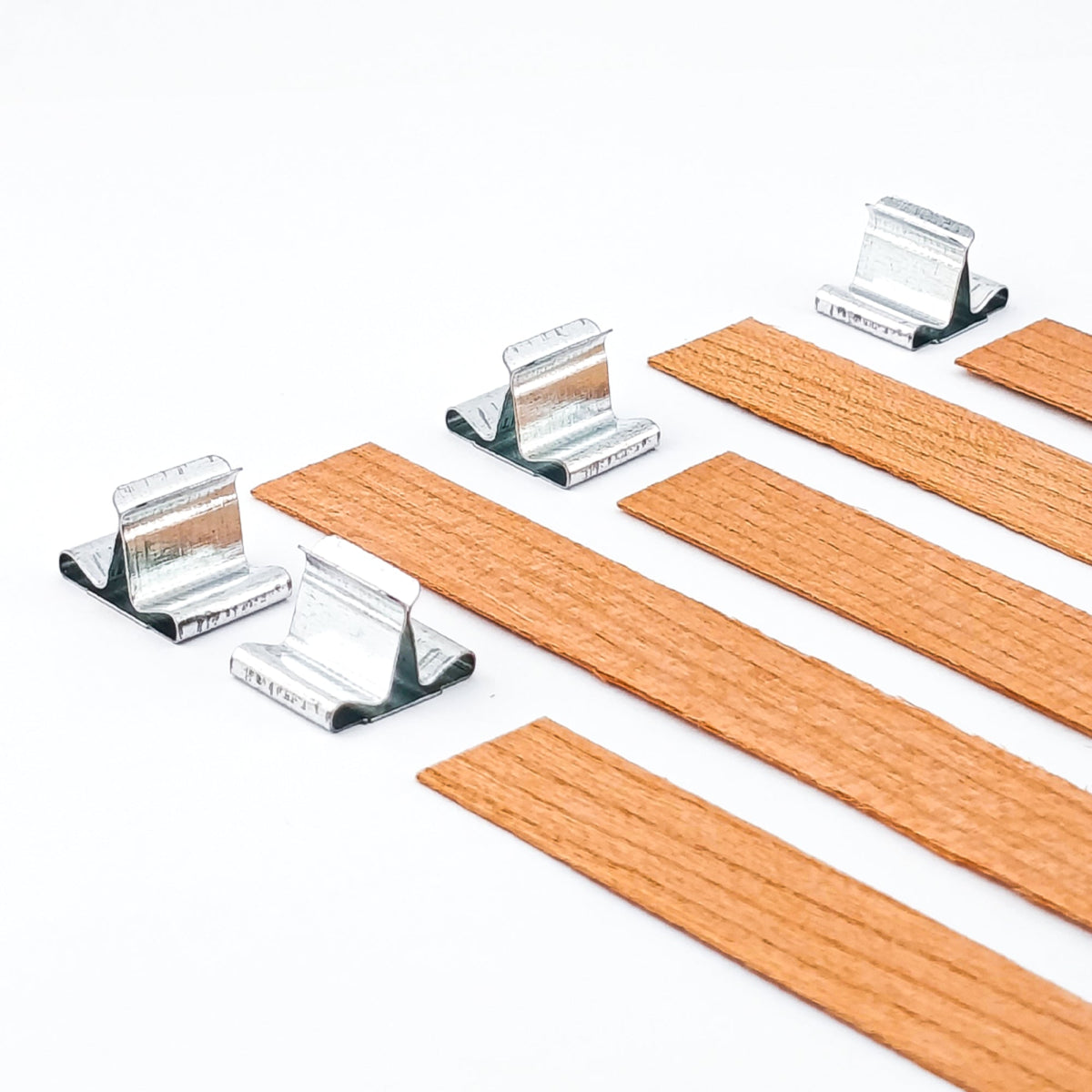 Pabilo de Madera para Velas - 15×150 mm - Mecha de Madera con Fichas - Candle Craft