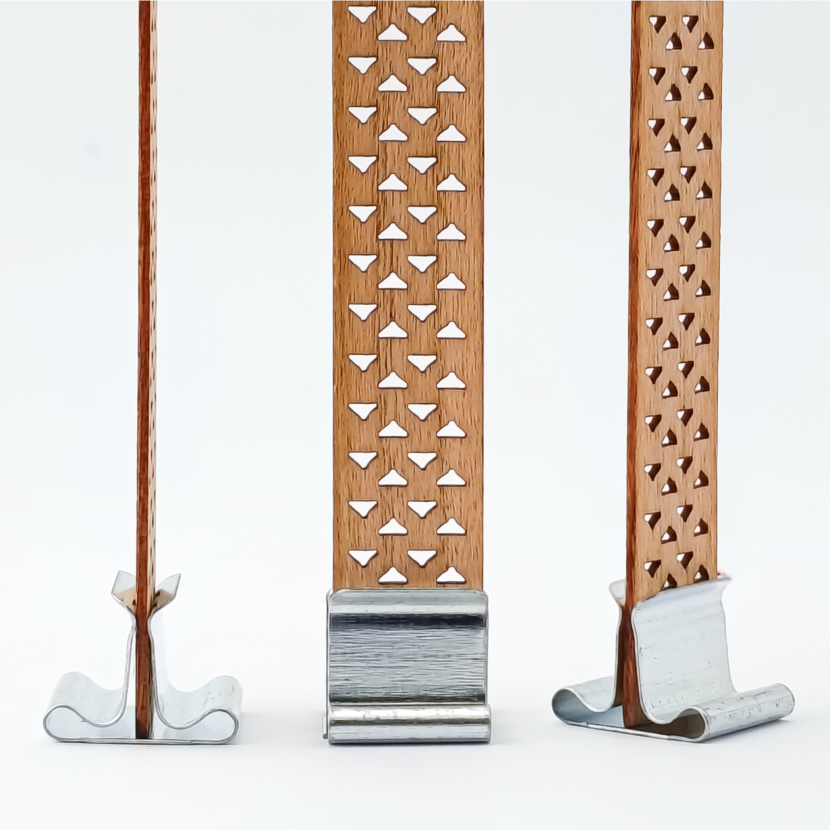 Pabilo de Madera para Velas - Diseño Ranurado Huecos - 10×150 mm - Mecha de Madera con Fichas - Candle Craft