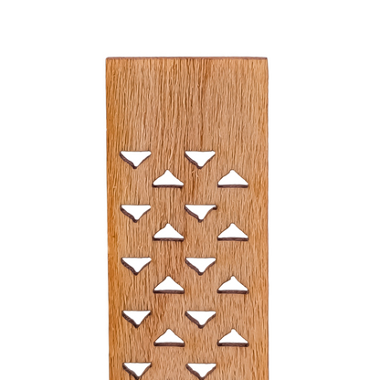 Pabilo de Madera para Velas - Diseño Ranurado Huecos - 12.5×150 mm - Mecha de Madera con Fichas - Candle Craft