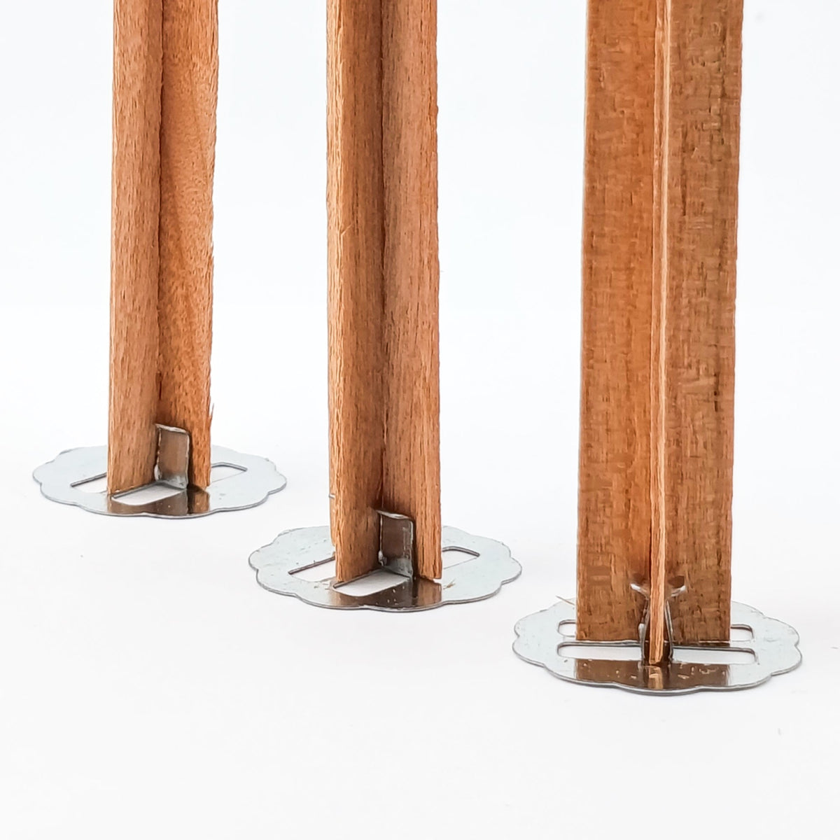 Pabilo de Madera para Velas - Forma Cruz 13×130 mm - Mecha de Madera con Fichas - Candle Craft