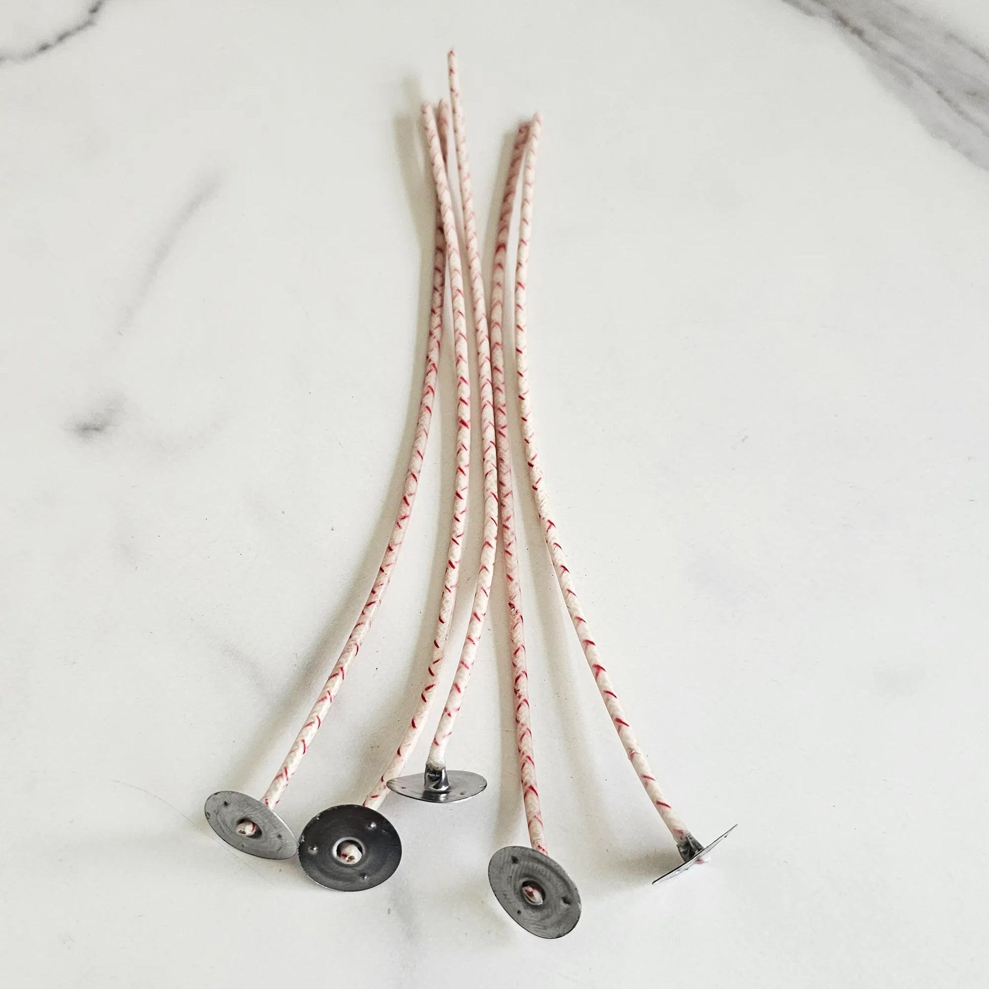 Pabilos con alma de algodón | Mechas encerados con ficha | Calibre 32 - Candle Craft