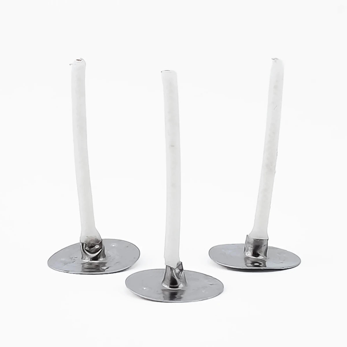 Pabilos Mini de 3 cm con alma de papel para Velas de Té | Mechas encerados con ficha | Calibre 8 - Candle Craft