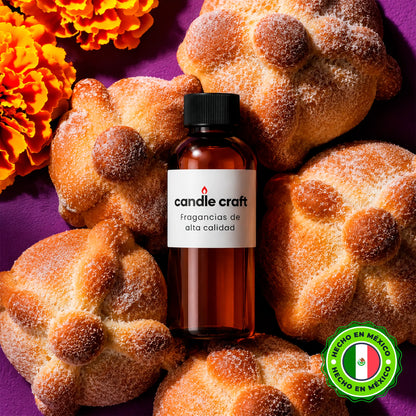 Fragancia Candle Craft - Pan de Muerto - Día de Muertos - Esencia para Velas Jabones Difusores y Más - Hecho en México