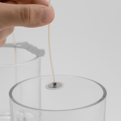 Pegatinas Planas de Pabilo de Vela - Stickers para Fijar Pabilo de Vela | Adhesivos de Doble Cara para Vasos y Moldes - Candle Craft