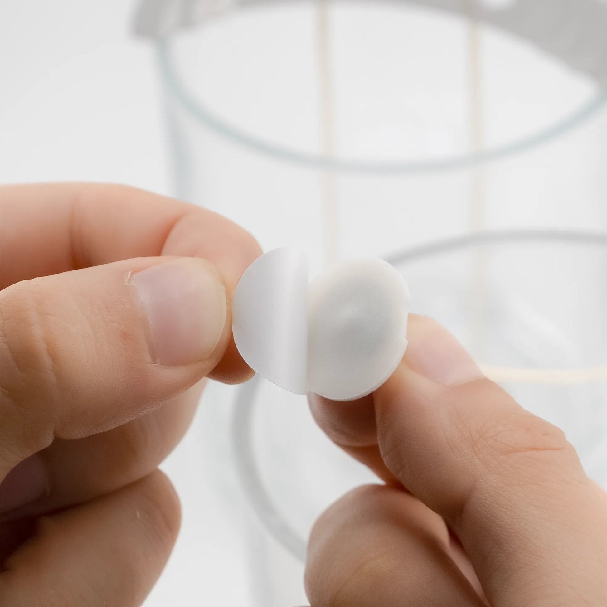 Pegatinas Planas de Pabilo de Vela - Stickers para Fijar Pabilo de Vela | Adhesivos de Doble Cara para Vasos y Moldes - Candle Craft