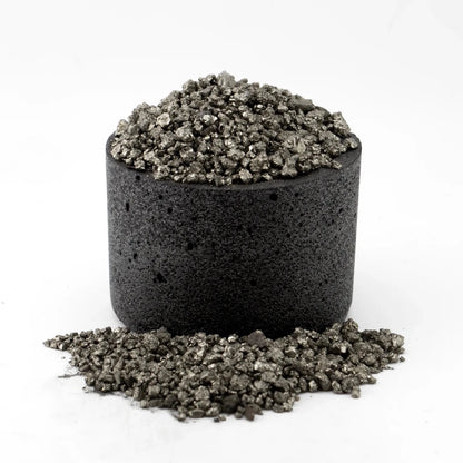 Pirita Natural Confeti – Piedra Plateada de Protección y Abundancia para Velas y Decoración - Candle Craft