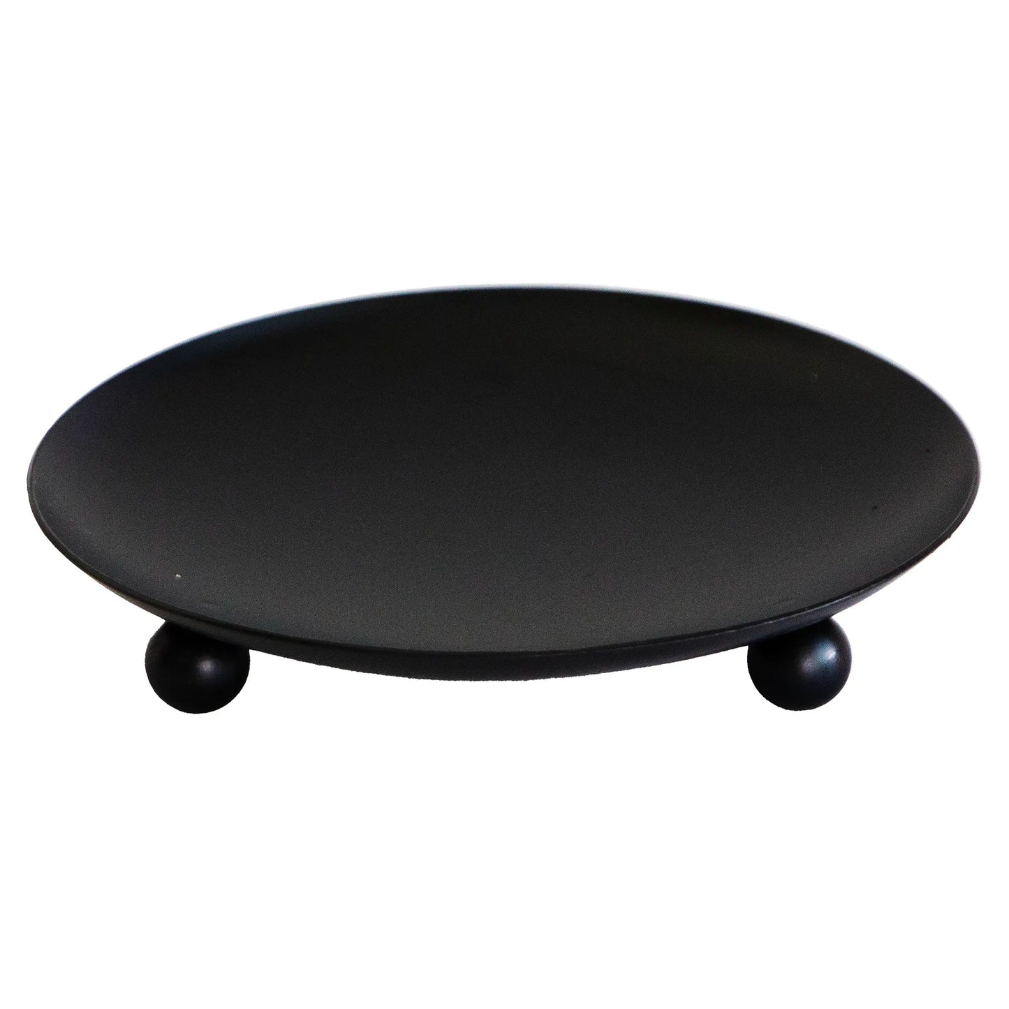 Platos para Velas de Aluminio Negro Mate - Candle Craft