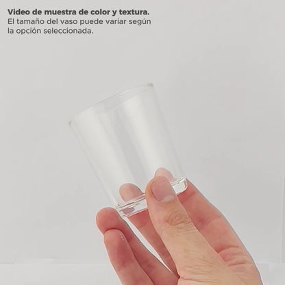 100ml Votivos Portavelas Vaso de vidrio para velas - Transparente