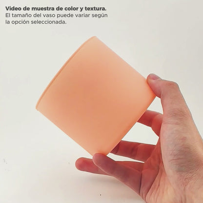 620ml - Mónaco Vaso de vidrio para velas - Inspirado en Bath Body Works® / White Barn® - Rosa - Frasco Champagne Toast