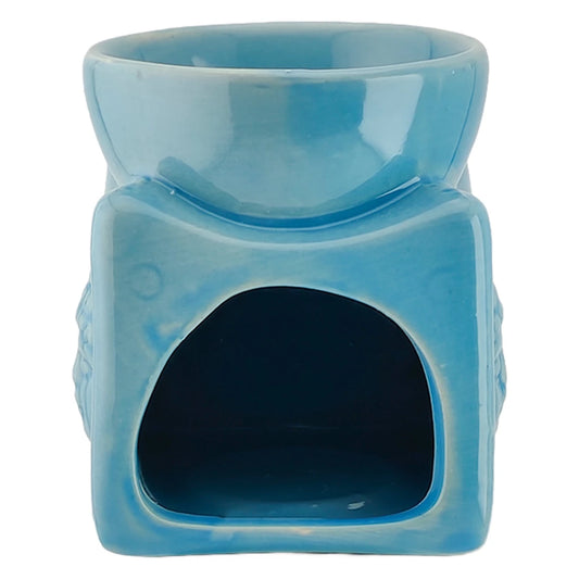 Quemador de Cera - Fundidor Cerámica - Wax Melt Burner - Azul Cielo - Candle Craft