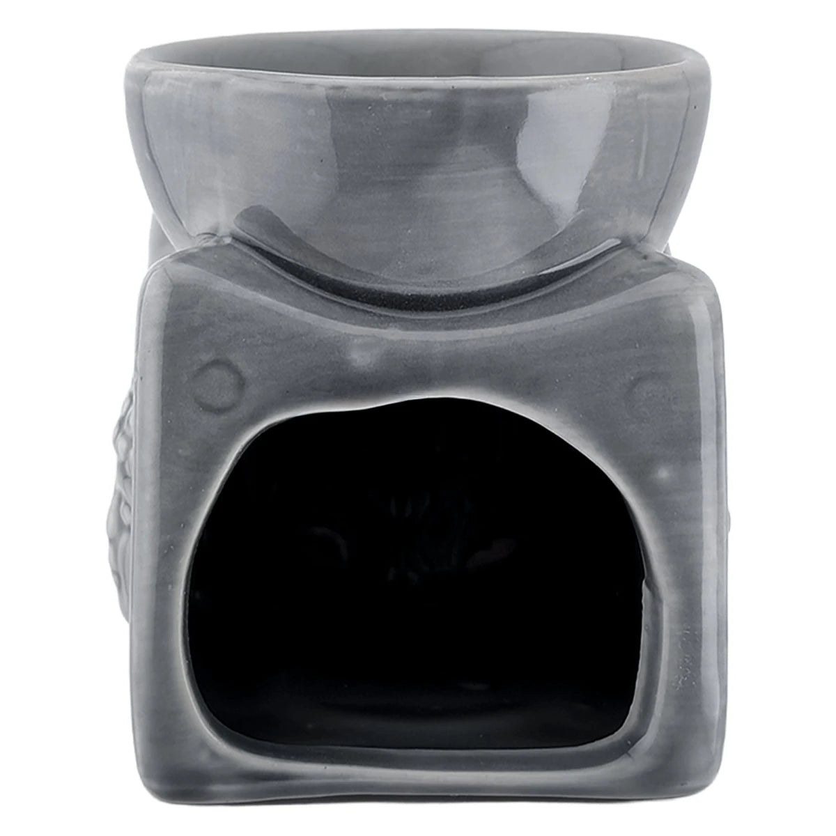 Quemador de Cera - Fundidor Cerámica - Wax Melt Burner - Gris - Candle Craft