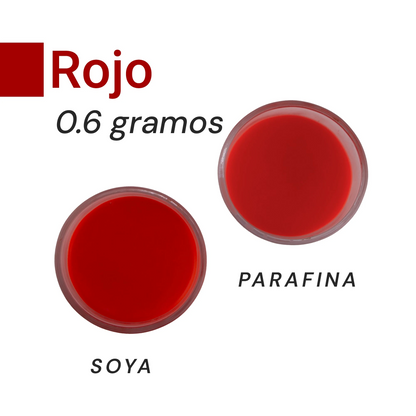 Colorante Sólido para Velas - Tinte en Escamas de Alta Concentración – Color: Rojo