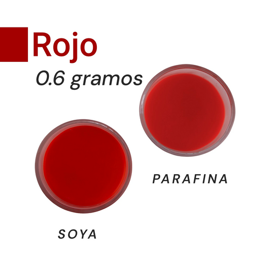 Colorante Sólido para Velas - Tinte en Escamas de Alta Concentración – Color: Rojo