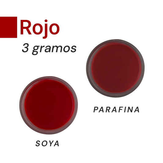 Colorante Sólido para Velas - Tinte en Escamas de Alta Concentración – Color: Rojo