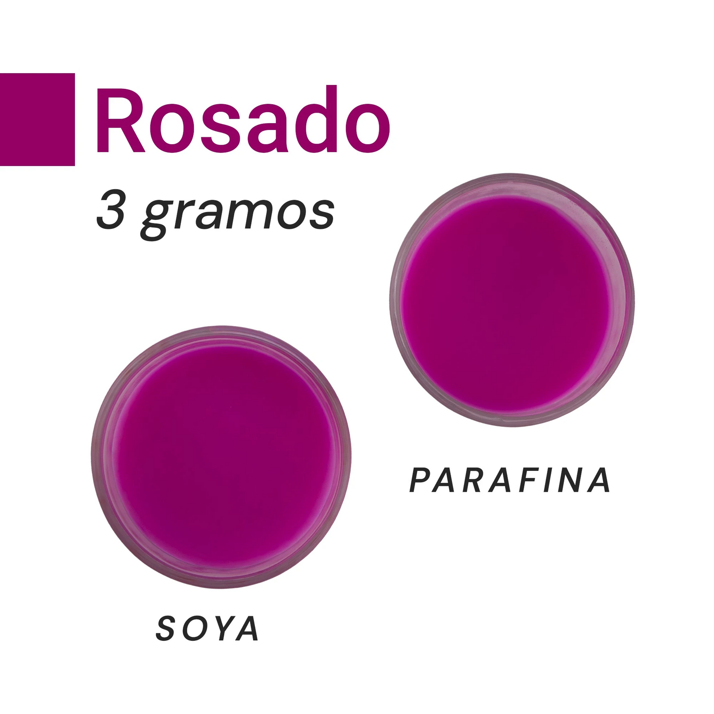 Colorante Sólido para Velas - Tinte en Escamas de Alta Concentración – Color: Rosa