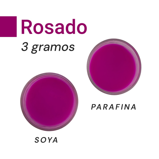 Colorante Sólido para Velas - Tinte en Escamas de Alta Concentración – Color: Rosa