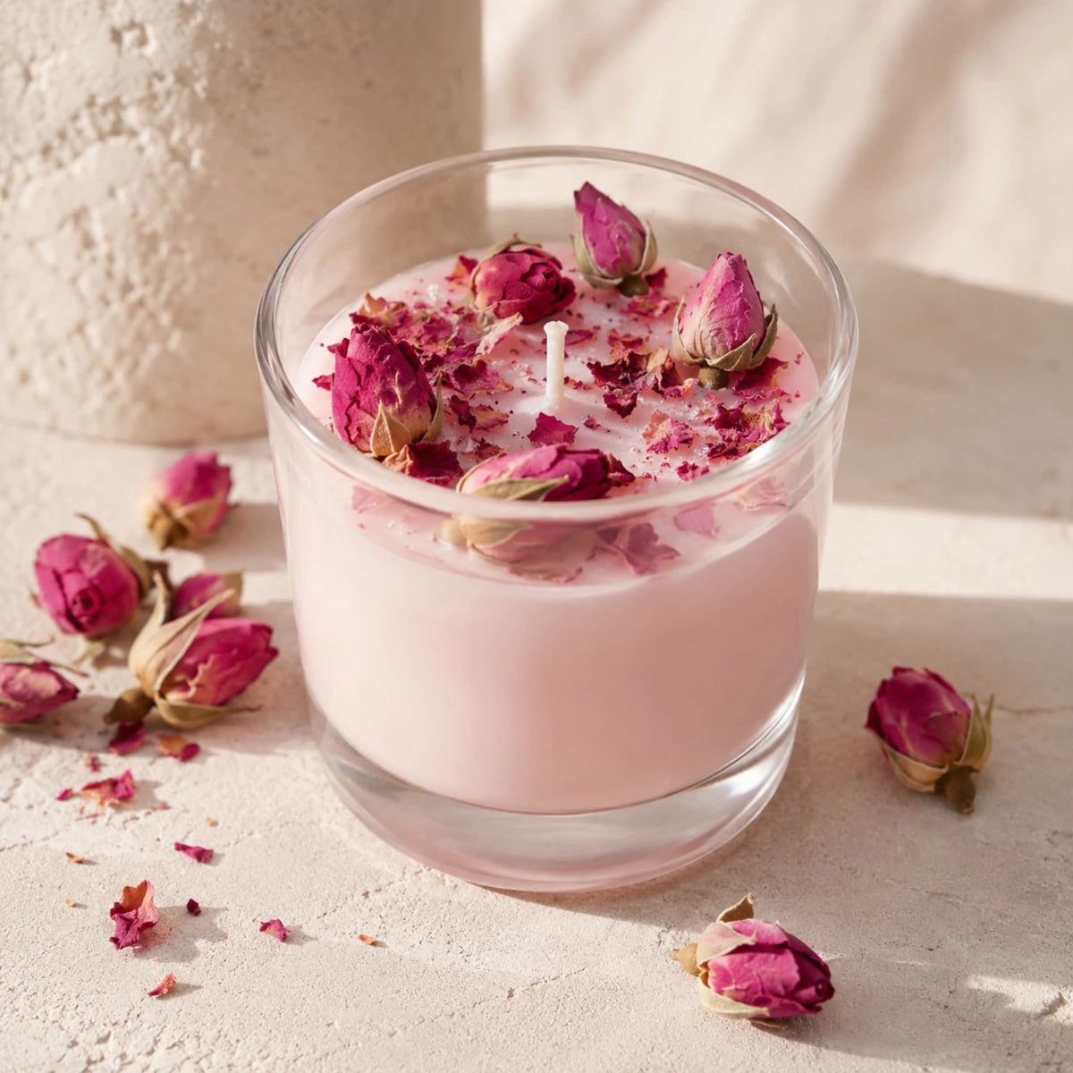 Rosas Secas Decorativas – Naturaleza Muerta para Velas, Jabones y Manualidades - Candle Craft